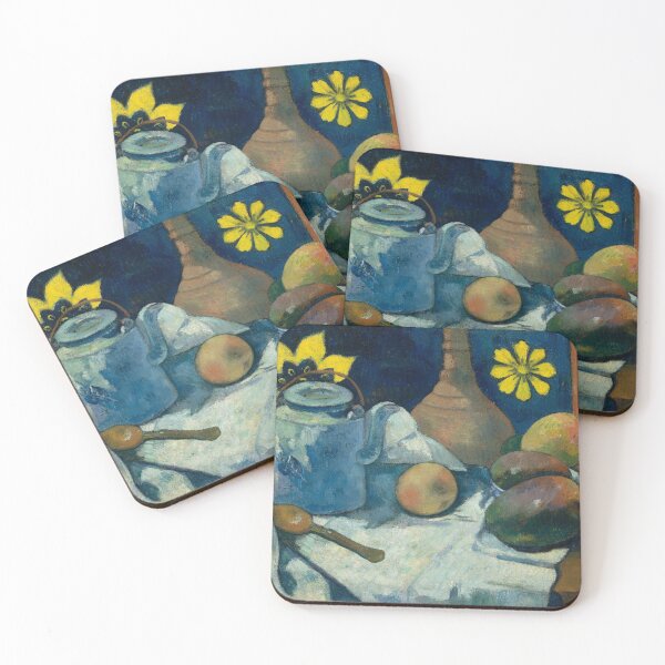 Item preview, Still Life with Teapot and Fruit 1896 designed and sold by Cynthia Staples.