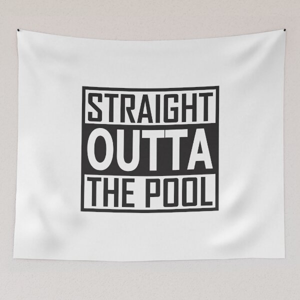 Item preview, Straight Outta the Pool swim team coach swimmer funny gift designed and sold by hadleydesigns.