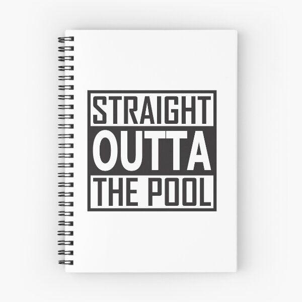 Item preview, Straight Outta the Pool swim team coach swimmer funny gift designed and sold by hadleydesigns.