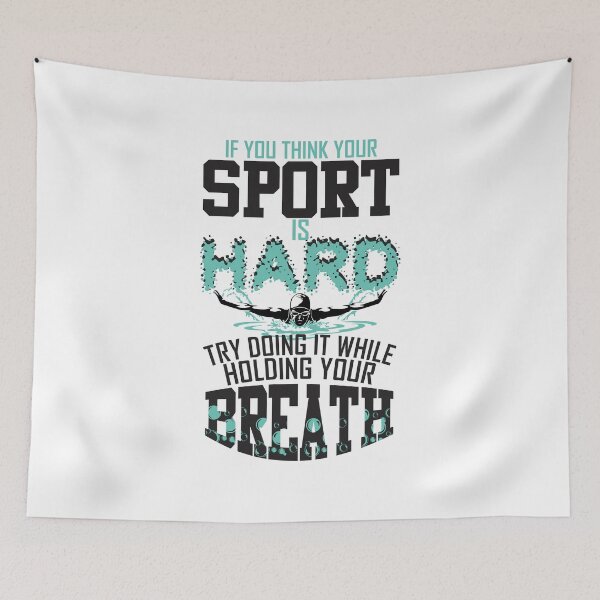 Item preview, Try holding your breath swim team funny swimming gift designed and sold by hadleydesigns.