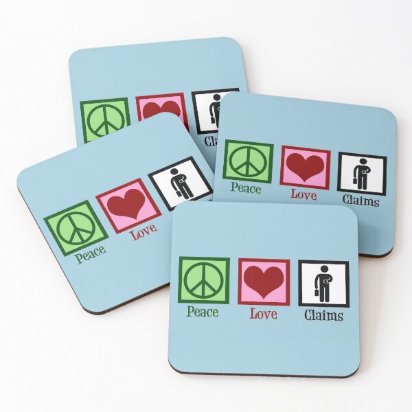 Item preview, Peace Love Claims Adjusting designed and sold by Epic Love Designs.