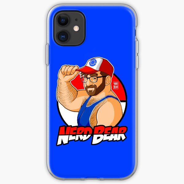 NERD BEAR - DARK BEARD iPhone Soft Case