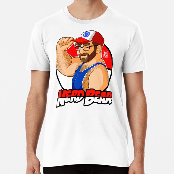 NERD BEAR - DARK BEARD Premium T-Shirt