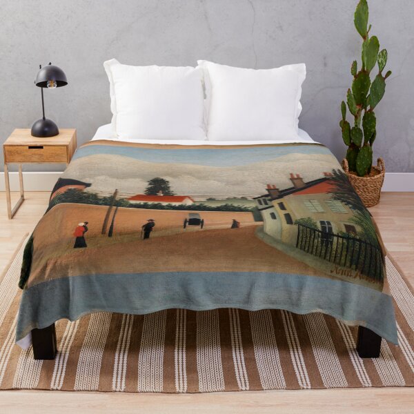 Aperçu de l'œuvre vintage street scene - Henri Rousseau vintage artwork créée et vendue par Vintage Designs +.
