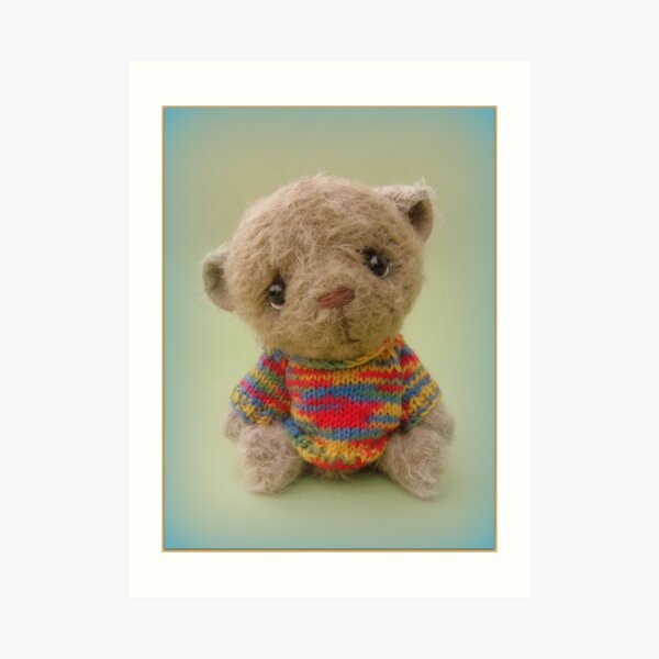 Chepcher - Handmade bears from Teddy Bear Orphans Art Print