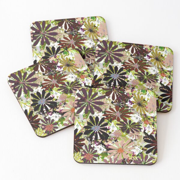 Item preview, Flower abstract seamless pattern design designed and sold by hutofdesigns.