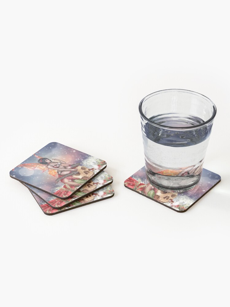 Alternate view of Apple Fairy Madness Bikini Coasters (Set of 4)