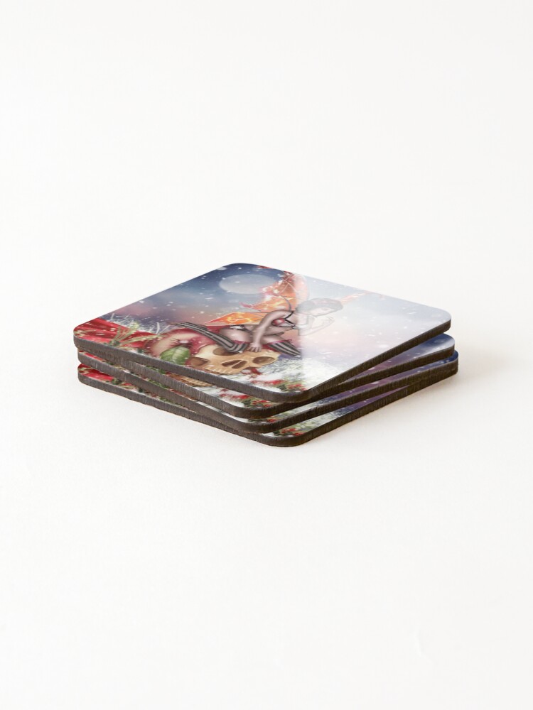 Alternate view of Apple Fairy Madness Bikini Coasters (Set of 4)