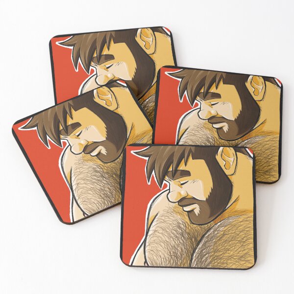 ADAM PORTRAIT Coasters (Set of 4)