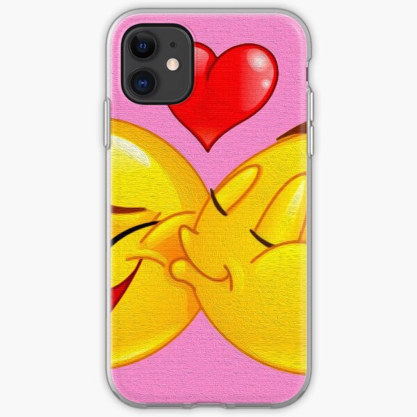 Love emoji iPhone Soft Case