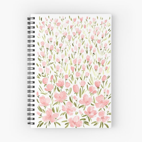 Item preview, Field of pink flowers designed and sold by blursbyai.
