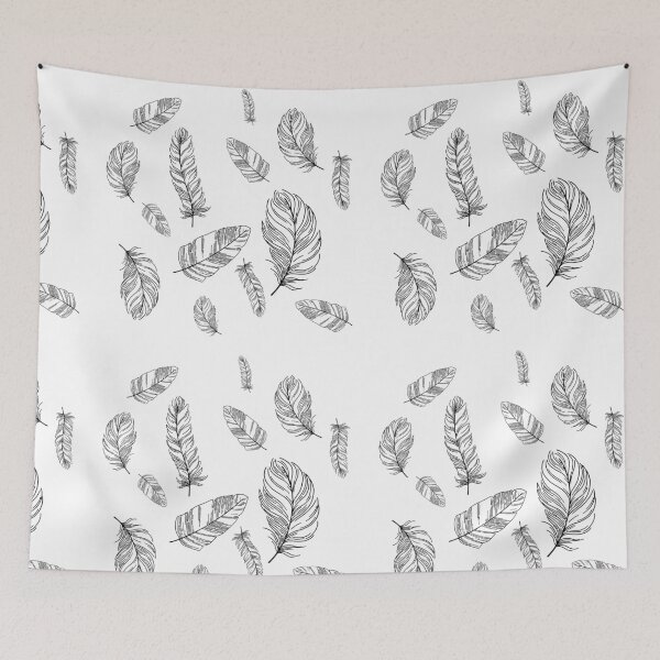 Item preview, bird feathers pattern | feathers face mask designed and sold by ela-94.