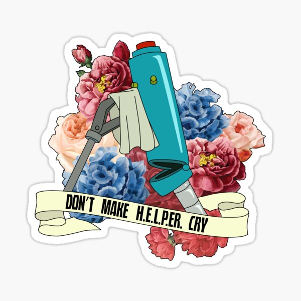Venture Bros Helper With Flowers Sticker