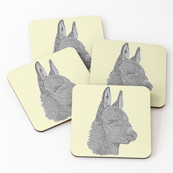 Item preview, Cute donkey pencil drawing monochrome realist art  designed and sold by pollywolly.