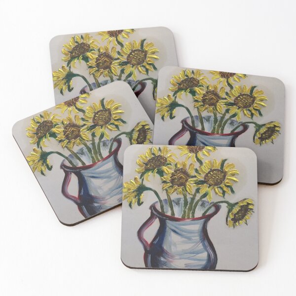 Item preview, Sunflowers in a vase designed and sold by stevephillips.
