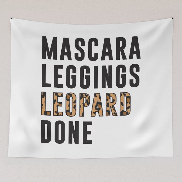 Item preview, Mascara Leggings Leopard Done designed and sold by kjanedesigns.