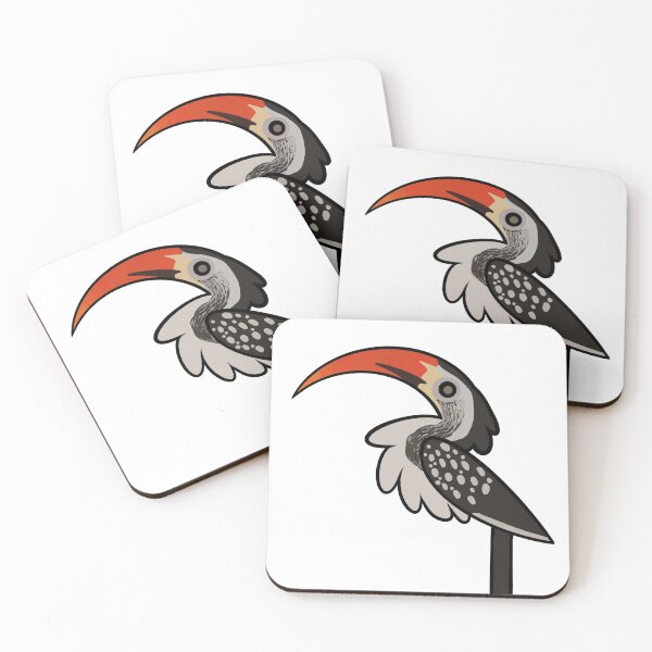 Item preview, Damara Red-Billed Hornbill designed and sold by GhostoftheSea.