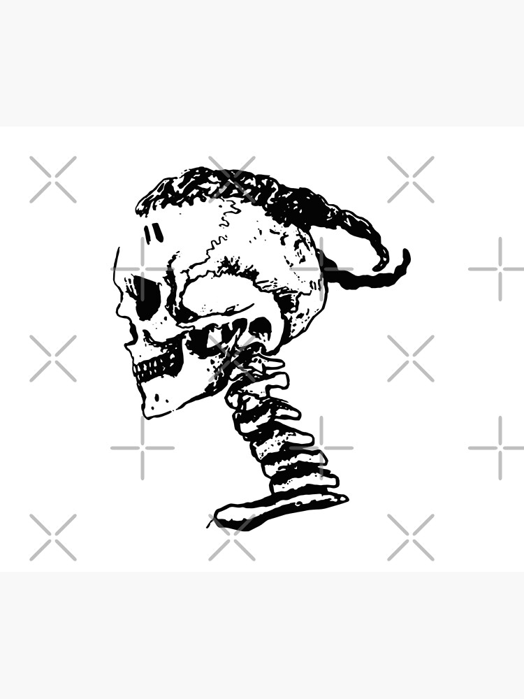 "xxxtentacion Skull Logo" Throw Blanket by Novaque | Redbubble