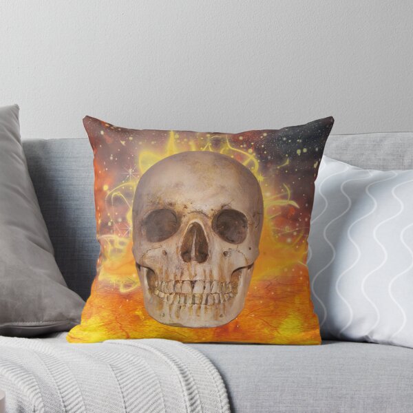 Item preview, Skull on Fire designed and sold by lizart-designs.