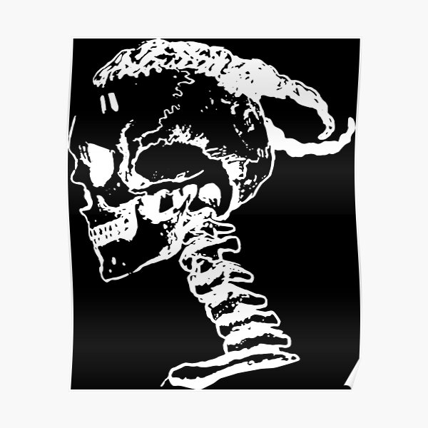 xxxtentacion Skull Logo Poster