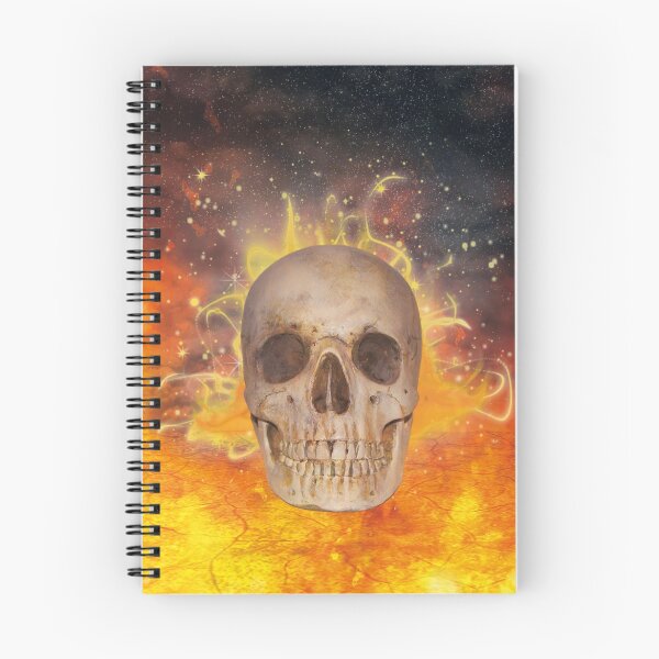 Item preview, Skull on Fire designed and sold by lizart-designs.
