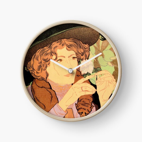 SALON DES CENT Vintage Arts Exhibition France 31 Rue Bonaparte Poster Clock