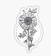 Sunflower Sticker