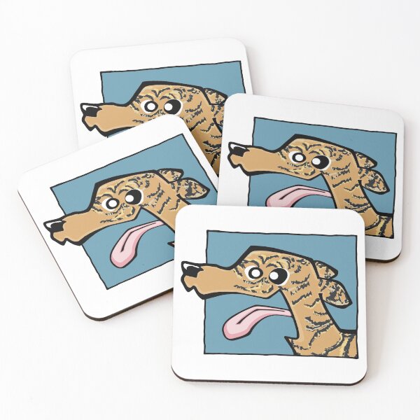 Item preview, Whippet - Tan Brindle (Face) WHITE BG designed and sold by TheChicken.