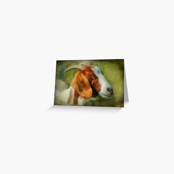 Goat Greeting Card