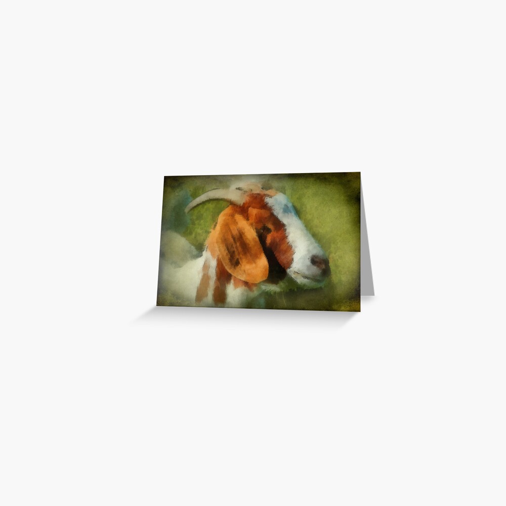 Goat Greeting Card