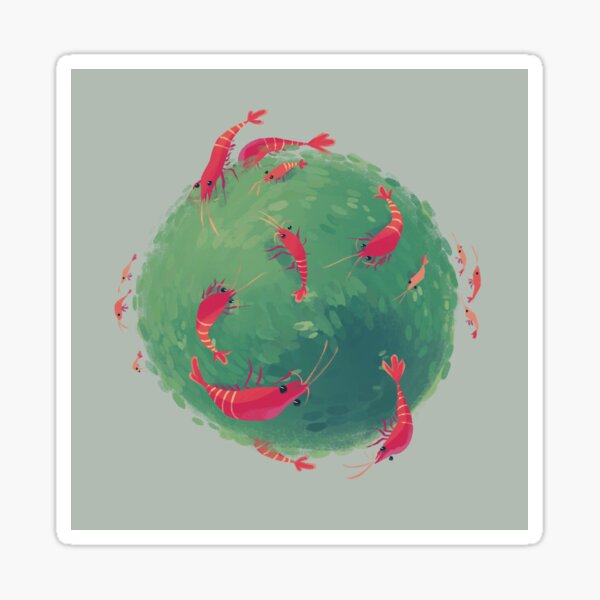 Item preview, Living in a Shrimp World designed and sold by Bedupolker.