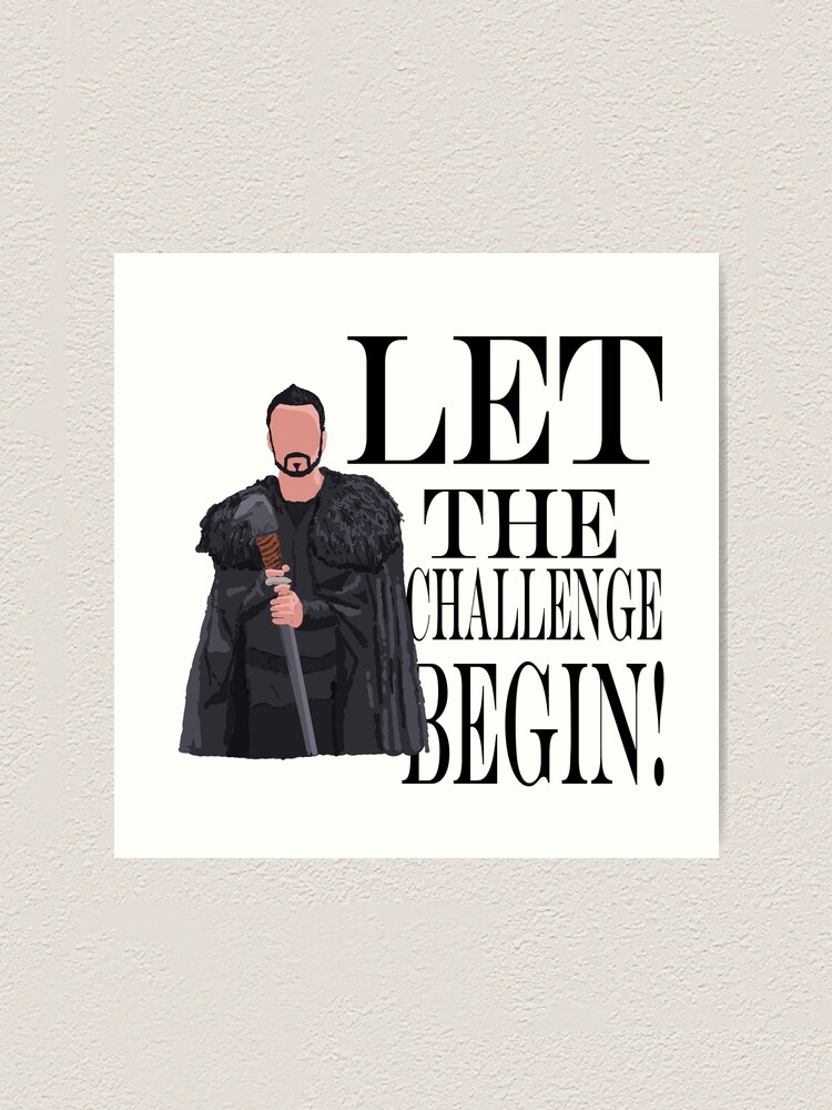 Let The Challenge Begin Raven Art Print By Captainhuck Redbubble