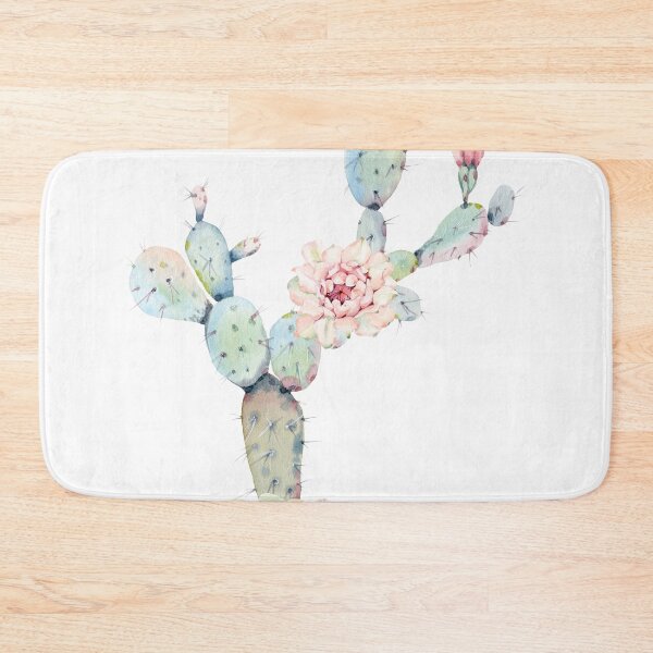 Item preview, Watercolor Prickly Pear Cactus Flower Potted Plant designed and sold by JMSD.