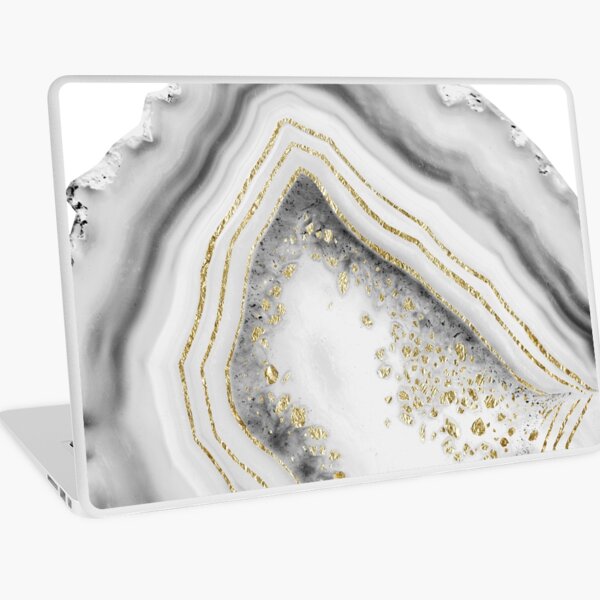 Item preview, White Agate Gold Foil Glam #1 (Photo of Foil Only - Not Reflective) designed and sold by Anita's & Bella's Art.
