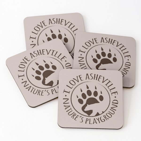 Item preview, Amo Asheville - Oso negro - Marrón designed and sold by Serena's Asheville Merch.