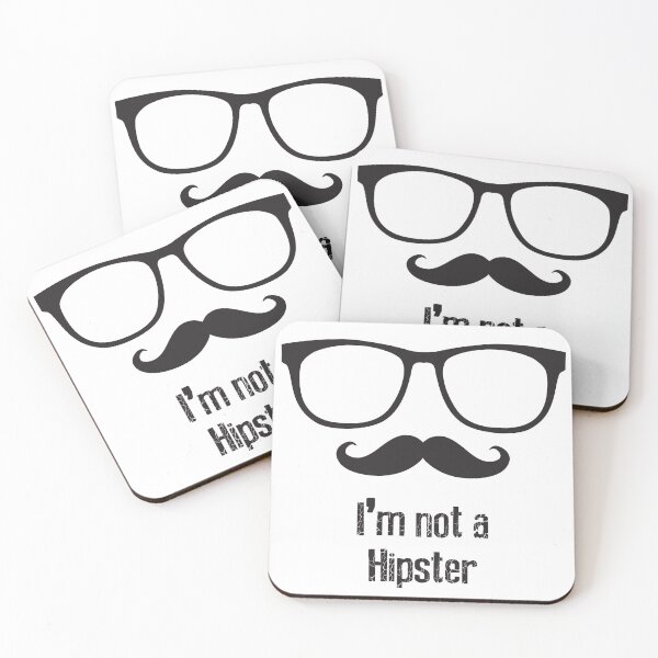 Item preview, I'M Not A Hipster designed and sold by aventi24.