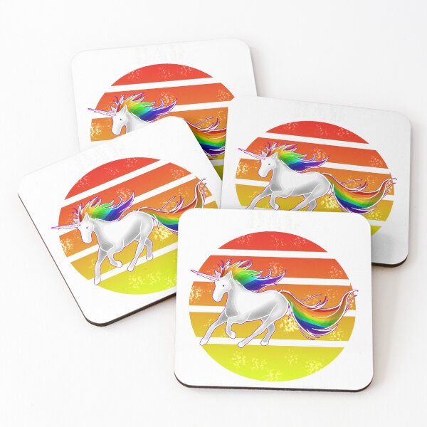 Item preview, Womens Colorful Rainbow Cute Funny Unicorn  designed and sold by peterparkertay.