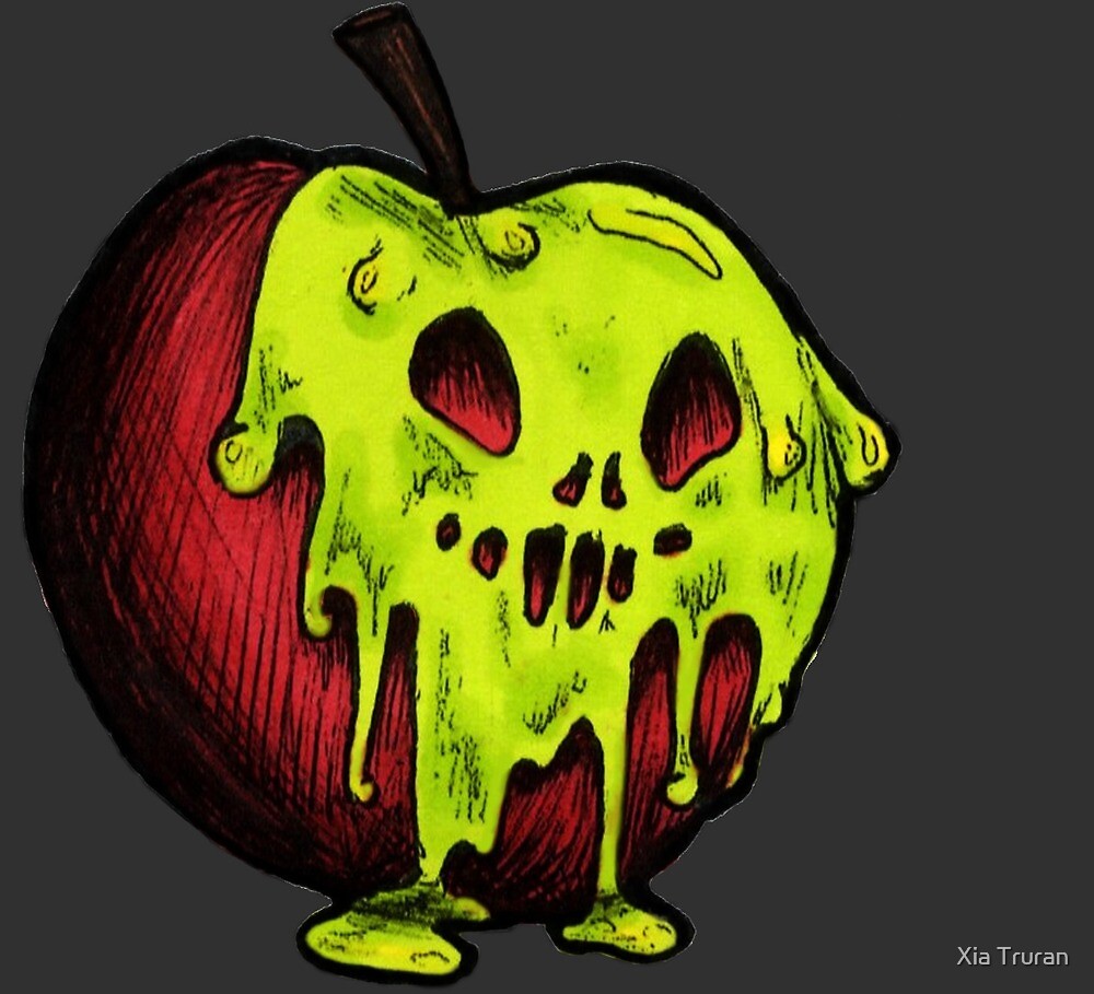 "Poison Apple Illustrated" by Xia Combstock Redbubble