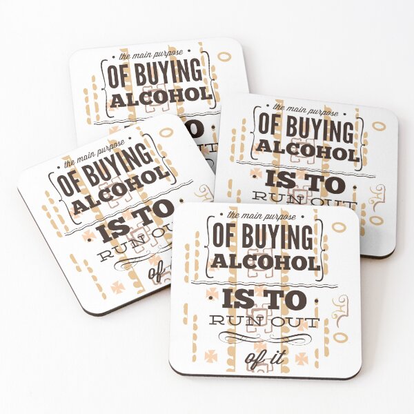 Item preview, The Main Purpose of Alcohol Funny Text  designed and sold by aventi24.