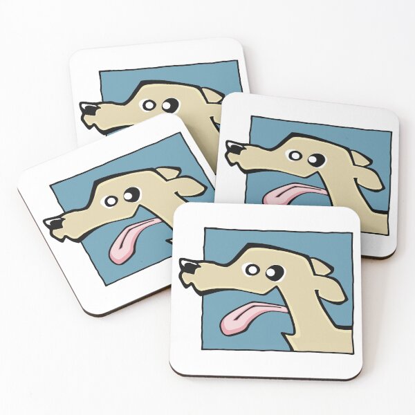 Item preview, Whippet - Fawn (Face) WHITE BG designed and sold by TheChicken.