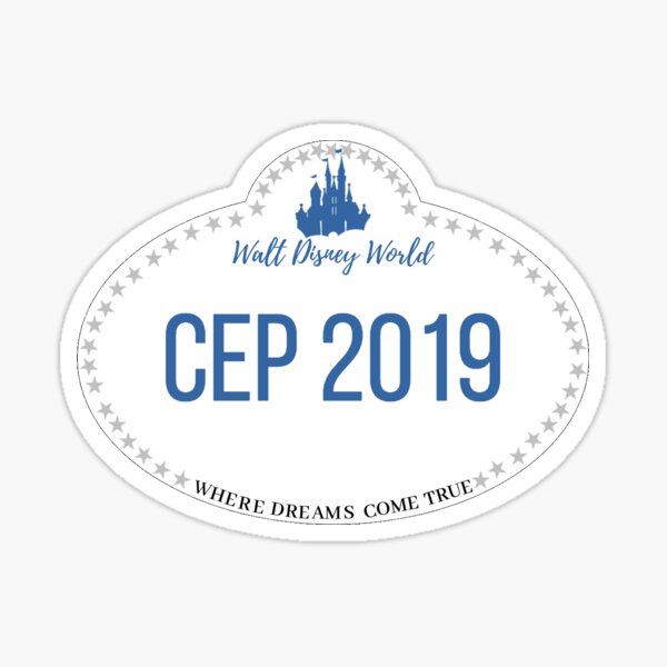 CEP 2019 nametag Sticker