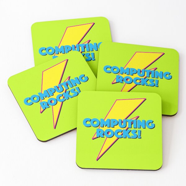 Item preview, COMPUTING ROCKS! LIGHTNING LOGO SLOGAN FOR TEACHERS, LECTURERS ETC.  designed and sold by Clifford Hayes.