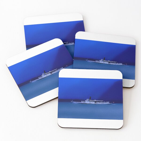 Item preview, Paddle Steamer.........Late Evening at Lake Geneva........Switzerland designed and sold by Imi Koetz.