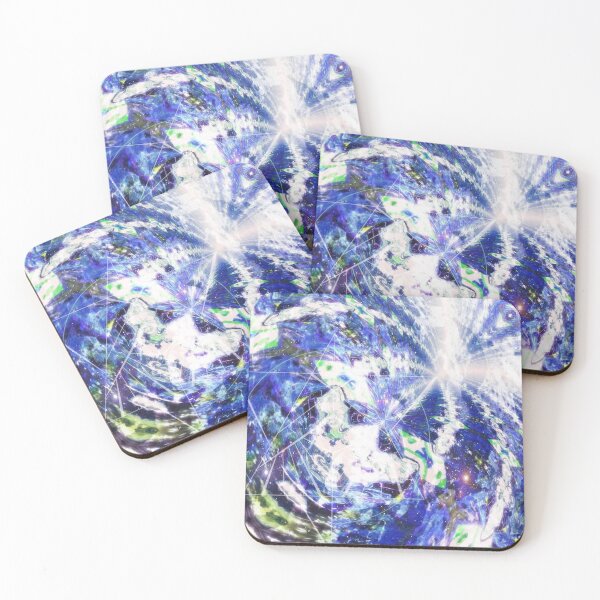 Item preview, Mystical Spirit Cosmos Psychedelic Wolf Pattern designed and sold by tokesnart.