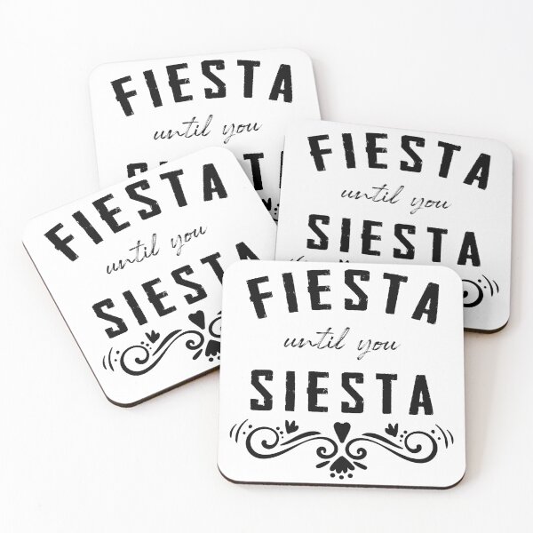 Item preview, Fiesta until you Siesta Party Beach Vacation designed and sold by captainhobbyist.