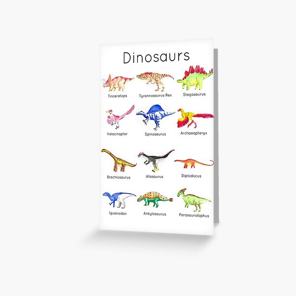 Dinosaur ID Greeting Card
