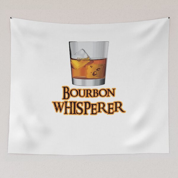 Item preview, Bourbon Whisperer - Funny Whiskey Themed Gift Drinking designed and sold by peterparkertay.
