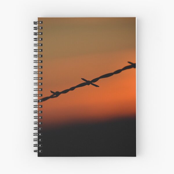 Item preview, Barbed wire in sunset designed and sold by Ken Macune.