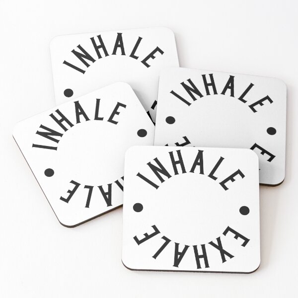 Item preview, Inhale Exhale Yoga, Marathon Running, and Gym Gift designed and sold by captainhobbyist.