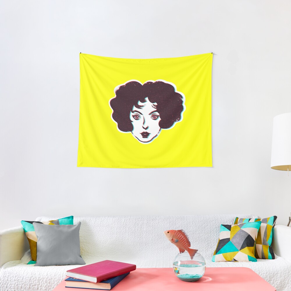 Flapper Head Tapestry